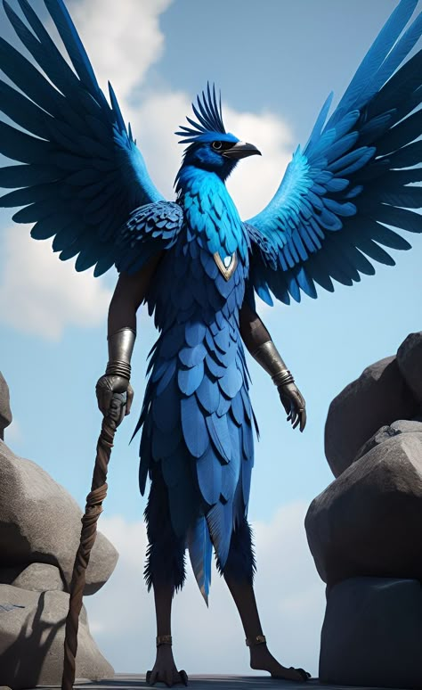 Blue Avian, Blue Avians, Arte Alien, Aliens And Ufos, Alien Races, Star System, Alien Creatures, Earth Angel, Mythological Creatures