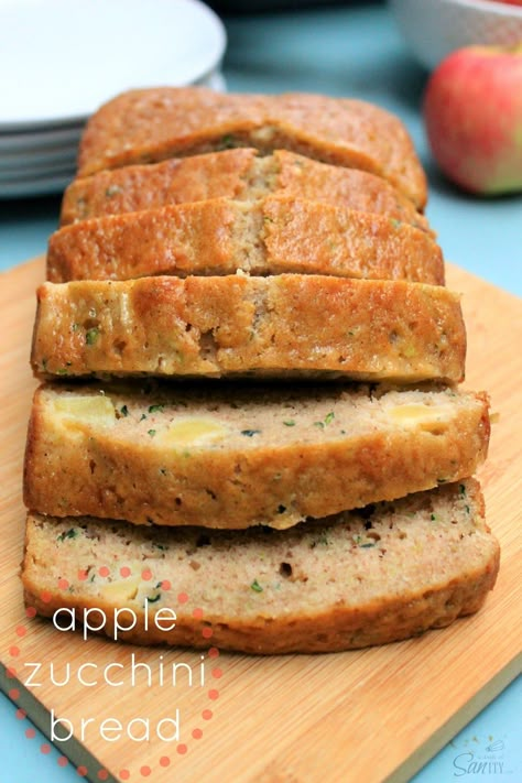 Apple Zucchini Bread | Love Bakes Good Cakes Zucchini Apple Bread, Zucchini Breads, Veggie Bread, Apple Zucchini Bread, Apple Zucchini, Diet Bread, Love Bakes Good Cakes, Good Cakes, Zucchini Bread Recipes