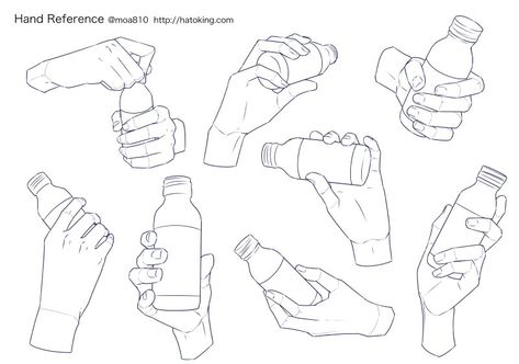 Manga Drawing Tutorials, Hand Drawing Reference, Hand Reference, Hands Holding, Sketches Tutorial, Hand Sketch, Anime Drawings Tutorials, Anime Poses Reference, Drawing Base