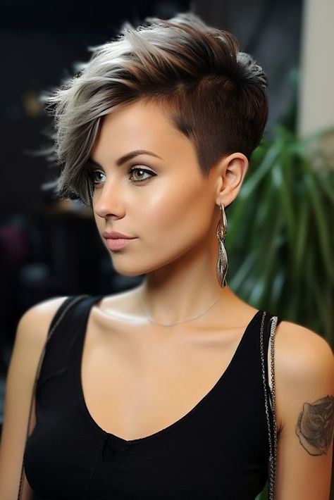 Short Hair Images, Asymmetrical Pixie, Modern Haircuts, Messy Short Hair, Short Grey Hair, Edgy Short Hair, Short Choppy Hair, Short Layered Haircuts, Edgy Hair