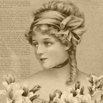 Public Domain Images Vintage, Copyright Free Images, Free Vintage Printables, Art Journal Techniques, Decoupage Vintage, Victorian Lady, Images Vintage, Clip Art Vintage, Cards Printable