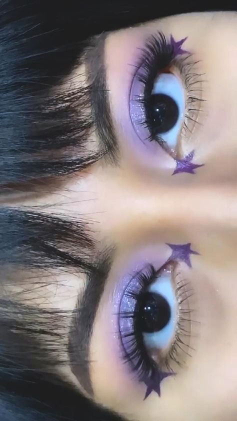 Funky Makeup, Concert Makeup, Mekap Mata, Cute Eye Makeup, Graphic Makeup, Swag Makeup, Purple Makeup, Smink Inspiration, Ethereal Makeup