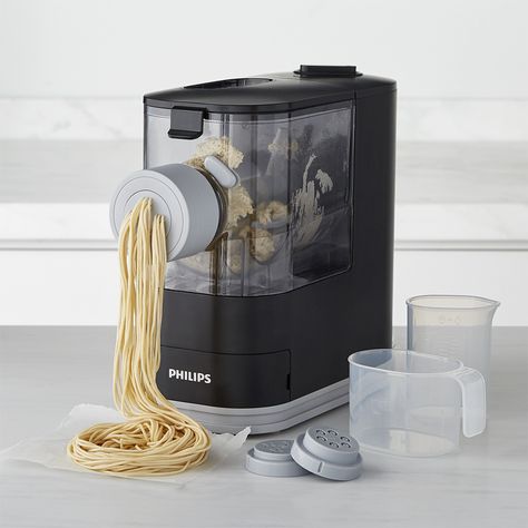 https://www.williams-sonoma.com/products/philips-compact-pasta-maker/#5467027 Phillips Pasta Maker, Philips Pasta Maker, Pasta Press, Gourmet Pasta, Belgian Waffle Maker, Noodle Maker, Pasta Night, Single Serve Coffee Makers, Pasta Machine