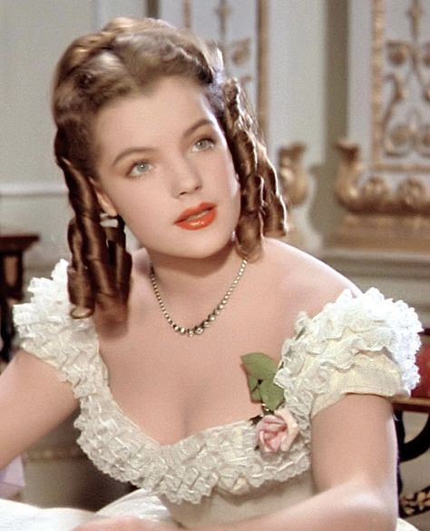 Romy Schneider as Queen Victoria Princess Core Aesthetic, Victorian Dress Gown, Douglas Friedman, Lilli Palmer, Ringlet Curls, Classic Movie Stars, Romy Schneider, Classic Actresses, Old Hollywood Glamour