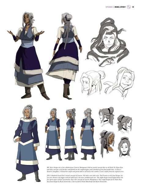 The art of Korra-p.7; Kaya Avatar Reference, Avatar Team, Uncle Iroh, Character Turnaround, Water Tribe, Korra Avatar, The Legend Of Korra, Character Model Sheet, Read Comics Online