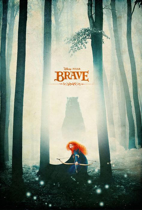 Brave Poster, Pixar Poster, Brave Movie, Brave 2012, Princess Merida, Disney Brave, Merida Brave, Images Disney, Pixar Movies