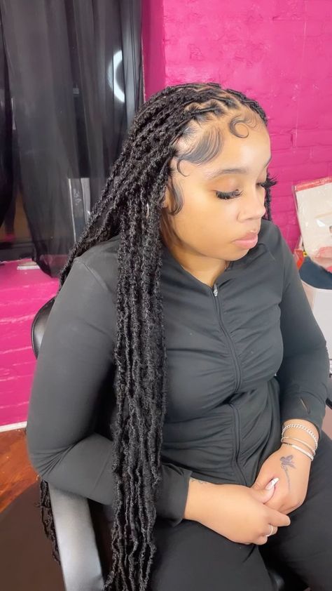 36 Inch Soft Locs, Cute Box Braids, Soft Locs, Cute Box Braids Hairstyles, Jumbo Braids, Hair Ponytail Styles, Ponytail Styles, Box Braids Hairstyles