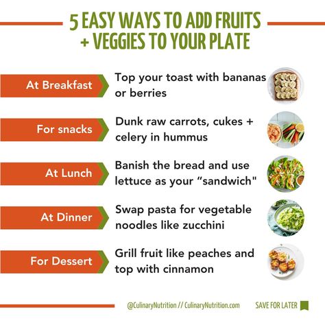 31 Stress-Free Ways to Eat More Fruits and Vegetables When To Eat Fruits, Ways To Eat More Vegetables, How To Eat More Vegetables, Servings Of Fruits And Vegetables, Healthy Breastfeeding Snacks, More Fruits And Vegetables, Breastfeeding Snacks, Raw Carrots, Grilled Fruit