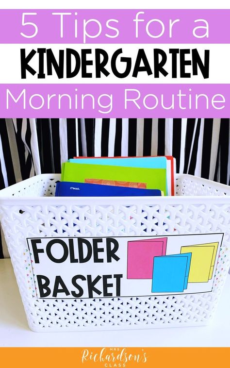 Morning Routine Classroom, Kindergarten Routines, Classroom Morning Routine, Morning Routine Tips, Kindergarten Classroom Setup, Message Ideas, Kindergarten Classroom Management, Beginning Of Kindergarten, Kindergarten Morning Work