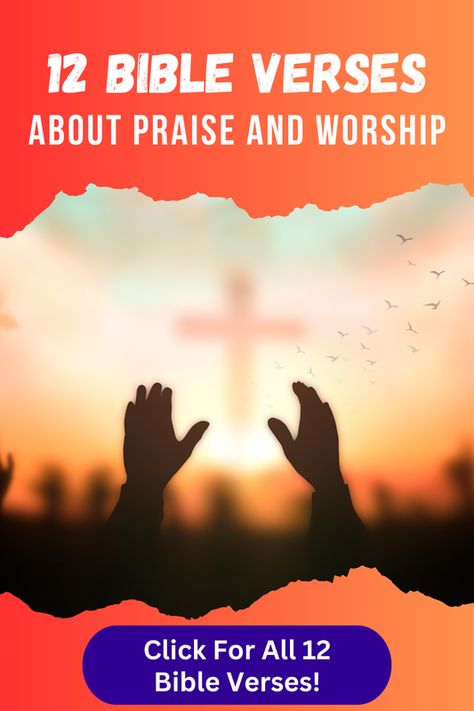 Check out our top 12 Bible verses about praise and worship & learn more what does the Bible say about praise and worship. Click For All 12 Bible verses! Praise Be To God, Object Lesson On Praise And Worship, Worship Bible Verses, Worship Devotional, Worship Scripture Praise And, Worship Verses, Bible Verses About Perseverance, Praises To God, Praise And Worship Quotes