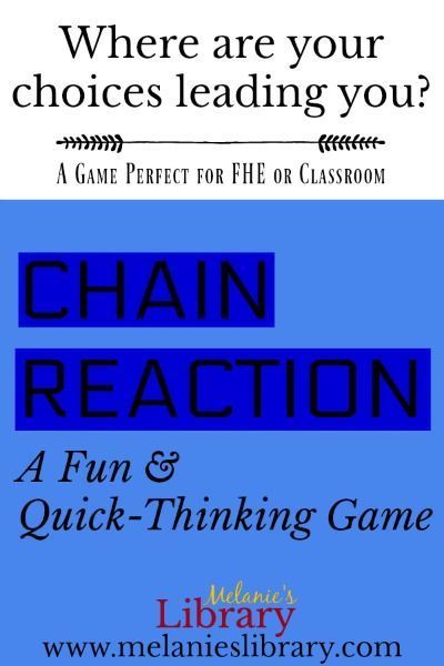 Chain Reaction Game, Sunday School Games For Teens, Sunday School Lessons For Teens, Teen Sunday School Lessons, Lds Sunday School, Youth Sunday School Lessons, Tv Game Show, Youth Lessons, Sunday School Games