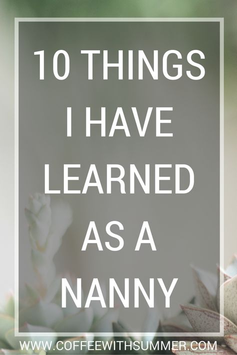 Nanny Binder, Parents With Child, Homeschooling Teenagers, Nanny Activities, Live In Nanny, Kid Hacks, About Myself, Parents Baby, My Past