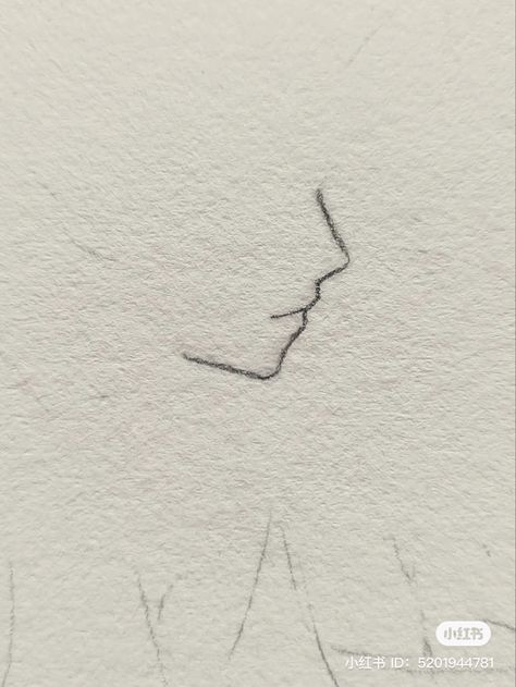 Scared Side Profile Drawing, Side Profile Talking Drawing, Light Source Reference Side Profile, No Face Drawing Sketch, How To Draw Lips Side View, Side Profile Clothes, How To Draw Side Profile Hair, Side Profile Lips Drawing, Profile View Drawing