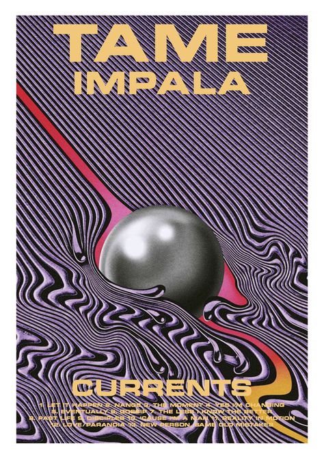 Made by Dimitri Hal Mt Joy Poster, Tame Impala Poster, Posters For Wall, Music Poster Ideas, Poster Color, Bedroom Wall Collage, Music Poster Design, Vintage Poster Design, Tame Impala