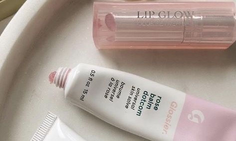 Glossier Balm, Tout Rose, Pink Pilates, Pink Aura, Balm Dotcom, Vogue Beauty, Pink Princess, Rose Water, Just Girly Things