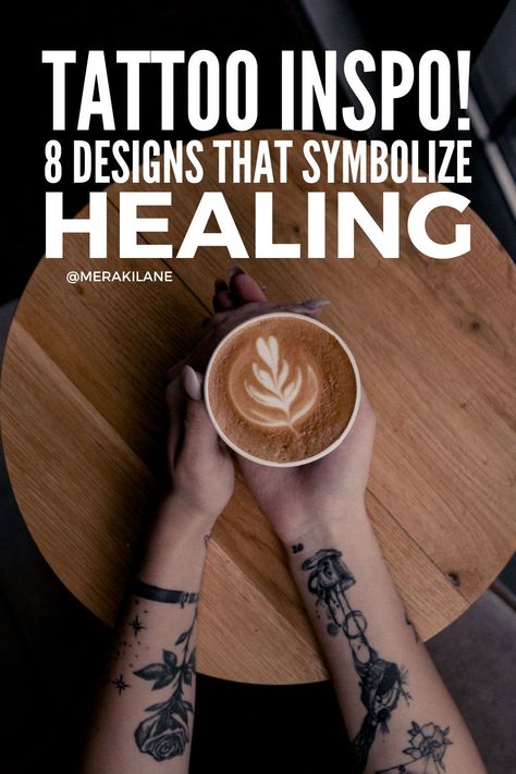 8 Healing Tattoo Ideas for Women Overcoming Trauma | If you're looking for symbols and designs that represent healing from past trauma to inspire your next tat design, this post has lots of ideas to help. We explain the meaning behind 8 healing symbols -- semicolon, 'this too shall pass' quote, phoenix, moth, anchor, heartbeat, feather, and the self-love symbol. We've also curated 3 different tattoo designs and placement ideas for each of these symbols to help you in the design process. Healing Meaning Tattoo, Woman Healing Tattoo, Self Identity Tattoos, Tattoo Ideas For Healing Process, Tattoo For Healing, Tattoo That Represents Healing, Tattoos That Symbolize Healing, Empath Tattoos, Breakup Tattoo Ideas