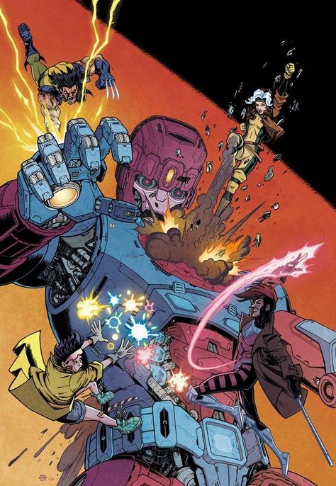 X Men Sentinel, Xman Marvel, Arte Nerd, Marvel Xmen, Comic Villains, Marvel Artwork, Comic Book Artwork, Wolverine Marvel, Marvel Villains