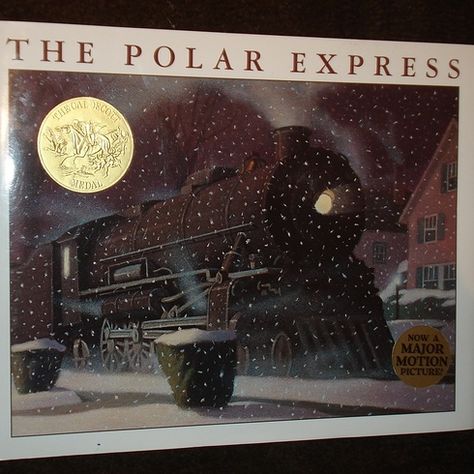 The Polar Express by Chris Van Allsburg | 20 Magical Children’s Christmas Books To Read Aloud Polar Express Book, Chris Van Allsburg, The Polar Express, Classic Childrens Books, Childhood Books, Polar Express, Cadeau Photo, Childrens Christmas, Children's Literature