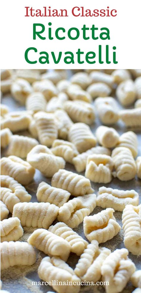 Cavatelli Pasta Recipe, Handmade Pasta Recipe, Cavatelli And Broccoli, Cavatelli Recipe, Delicious Shots, Cavatelli Pasta, Homemade Pasta Dough, My New Life, Homemade Pasta Recipe