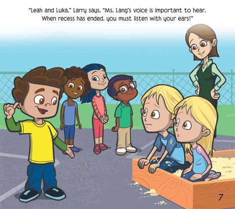 From Whole Body Listening Larry at School, by Kristen Wilson and Elizabeth Sautter Kristen Wilson, Whole Body Listening, Thinking Strategies, Teaching Essentials, Teaching Social Skills, Social Thinking, Kids Classroom, Self Regulation, Social Stories