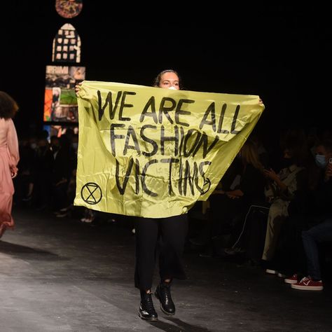 Fast Fashion Protest, Fashion Protest, Protest Fashion, Textiles Alevel, Fashion Activism, Feminist Slogan, Extinction Rebellion, T Shirt Logo Design, Shirt Logo Design