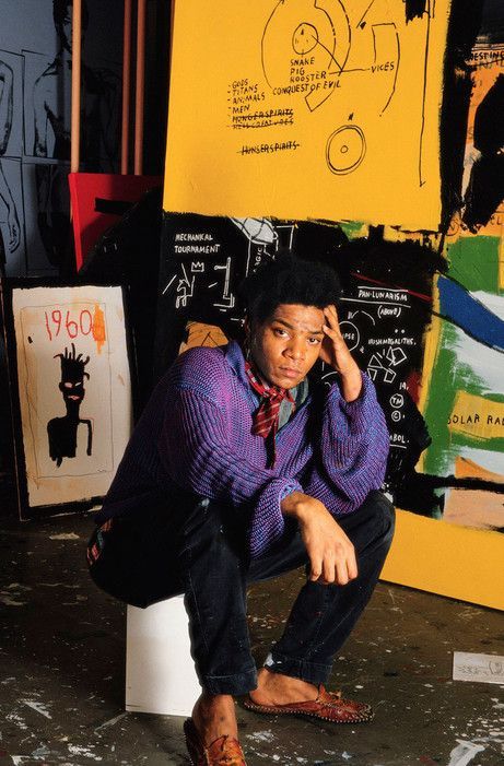 Jean-Michel Basquiat Jean Basquiat, Short Painting, Jm Basquiat, New York 80s, Jean Michel Basquiat Art, Pop Art Andy Warhol, Nyc Locations, Basquiat Paintings, Shoe Prints