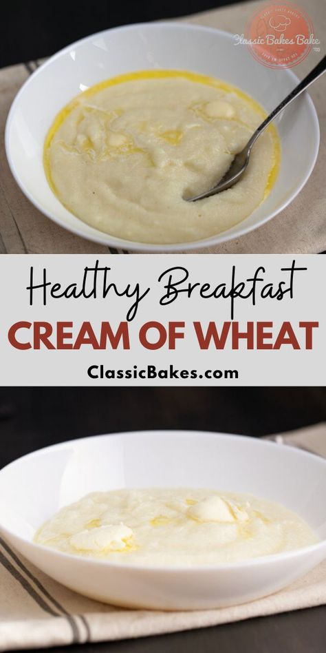 Cream Wheat Recipes, Diy Cream Of Wheat, Cream Of Wheat Recipes Breakfast Healthy, Overnight Cream Of Wheat, Russian Breakfast, Wheat Porridge, Unprocessed Recipes, Cheap Breakfast, Grain Recipes