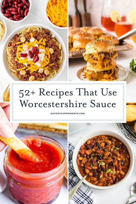 Recipes That Use Worcestershire Sauce, Recipes Using Worcestershire Sauce, Worcestershire Sauce Uses, Worchester Sauce Recipe Dinners, Worcestershire Sauce Recipes Chicken, Worchester Sauce Recipe, Recipes With Worcestershire Sauce, Worchester Sauce, Worcestershire Sauce Recipes