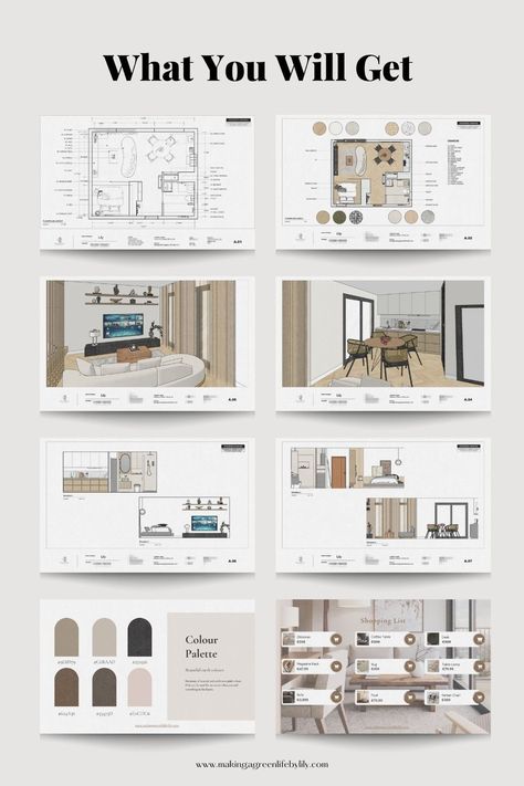 Use Of Space In Interior Design, Interior Design Home Studio, Japanese Interior Design Moodboard, Scandinavian Interior Luxury, Scandinavian Interior Furniture, Minimalist Moodboard Interior Design, Interior Design Steps, Interior Styling Moodboard, Interior Design Packages