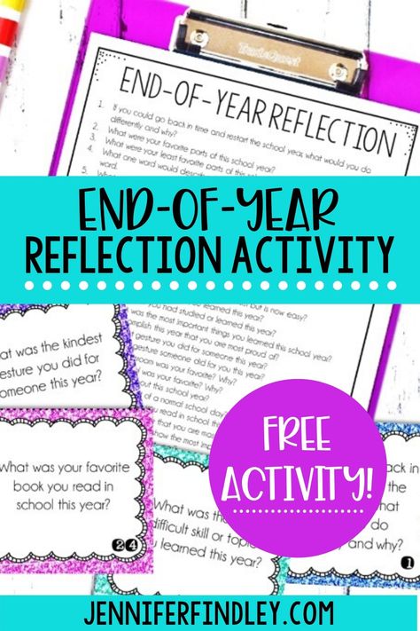 What was the most memorable part of the school year? Give students a chance to reflect with this FREE end of year reflection activity. Unity Activities, Eoy Activities, End Of Year Reflection, Student Questionnaire, Reflection Activity, Reflect On The Year, Year Reflection, Jennifer Findley, Student Self Assessment