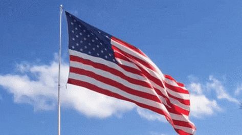 American Flag Gif, Flag Gif, American Flag Waving, Flag Animation, Jesus Paid It All, American Flag Wallpaper, Grad Ideas, Drinking Quotes, America Flag