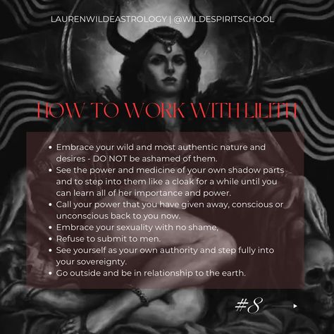 How To Connect With Lilith, How To Call Upon Lilith, Signs Of Lilith, Sagittarius Lilith Aesthetic, Lilith Symbol Wallpaper, Symbols Of Lilith, Lilith Correspondence, Lilith Grimoire, Invoke Lilith