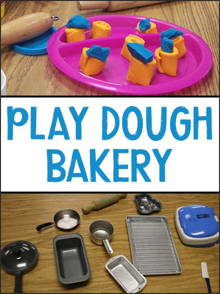 How to create a play dough bakery for children to build fine motor skills while having fun. Ideas for things to include to make a fun play dough center. Restaurant Preschool, Summer Fine Motor Activities, Shark Watermelon, Play Dough Center, Fine Motor Play, Baking Station, Playdoh Mats, Preschool Sensory, Christian Preschool