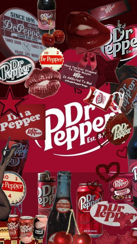 Dr Pepper, Connect With People, Your Aesthetic, Creative Energy, Different Types, Energy, Collage, Red