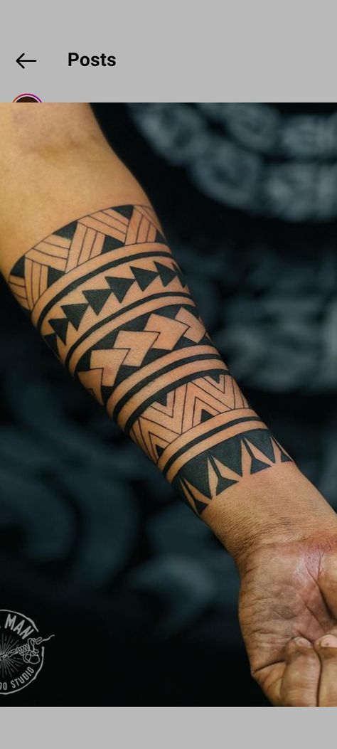 Tattoo Bands For Men, Tiki Tattoo, Band Tattoos, Forearm Band Tattoos, Maori Tattoo Designs, Maori Tattoo, Band Tattoo, Sleeve Tattoo, Armband Tattoo