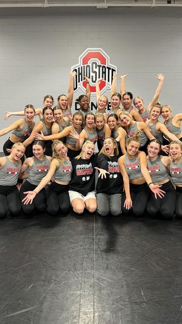 Ohio State Dance Team, College Dance Team, Comp Dance, Pom Team, Dance Team Photos, College Dance, Dance Major, College Vision Board, Buckeye Nation