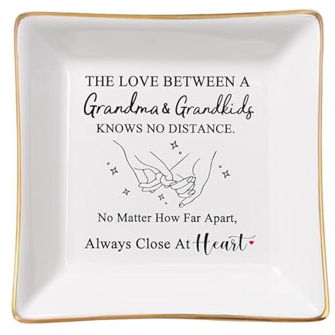 Grandma Jewelry, Presents For Grandma, Grandmother Birthday, Ceramic Jewelry Dish, Grandma Christmas, Grandmas Christmas, Christmas Gifts For Grandma, Birthday Gifts For Grandma, Retro Graphic Tees