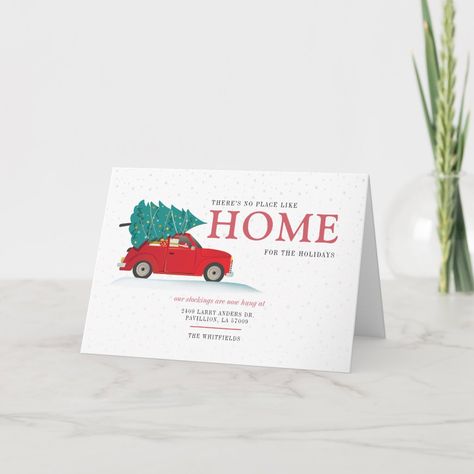 Christmas Moving Announcement, Car Moving, New Home Announcements, New Address Announcement, Moving Announcement Postcard, New House Announcement, Moving Announcement, Moving Announcements, New Address