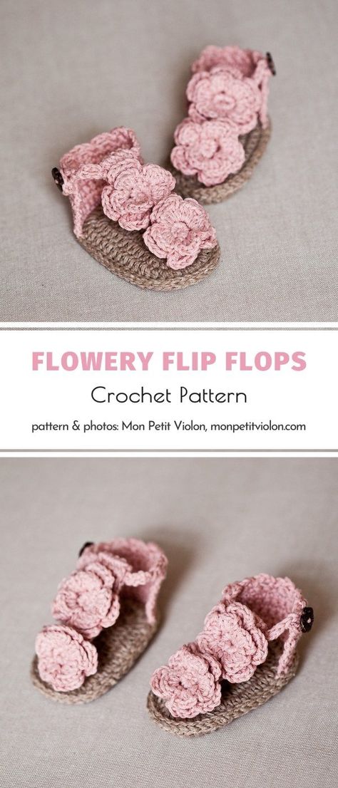 Crochet Baby Flip Flops Free Pattern, Crochet Baby Sandals Pattern Tutorials, Crochet Newborn Sandals, Crochet Baby Shoes Tutorial, Crochet Baby Sandals Pattern, Crochet Baby Shoes Free Pattern, Crochet Baby Booties Free Pattern, Crochet Baby Boots, Crochet Shoes Pattern