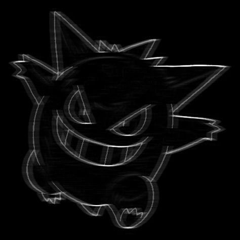 Black Pokemon Icon, Pokemon Go Icon, Black Gengar, Gengar Icon, Gengar Pfp, Gengar Wallpapers, Dark Pokemon, Dark Pokémon, Thought Pictures