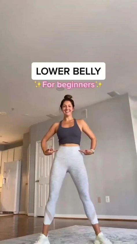 Beginner Workout Video, Belly Fat Loss Workout, Lower Belly Fat Workout, Lower Belly Workout, Workouts For Women, Lower Belly Fat, Lower Belly, Fat Loss Workout, Belly Fat Workout