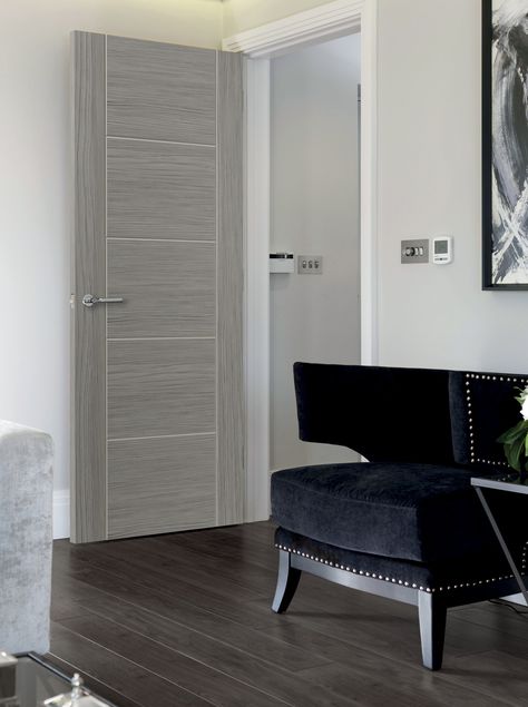 Laminated Lava Internal Door - JB Kind Internal Door Design, Internal Doors Modern, Contemporary Internal Doors, Grey Internal Doors, Fire Doors Internal, Contemporary Interior Doors, Wooden Patio, White Internal Doors, Doors Wooden