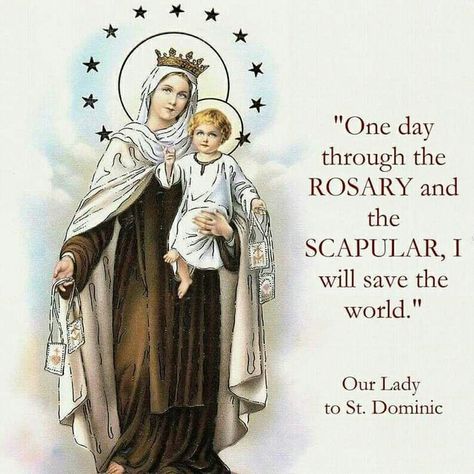 Our Lady of Mt. Carmel. Lady Of Mount Carmel Feast, Improve Quotes, Pioneer Cabin, Carmelite Saints, Brown Scapular, Jesus Mother, Blessed Mary, Mount Carmel, Mama Mary