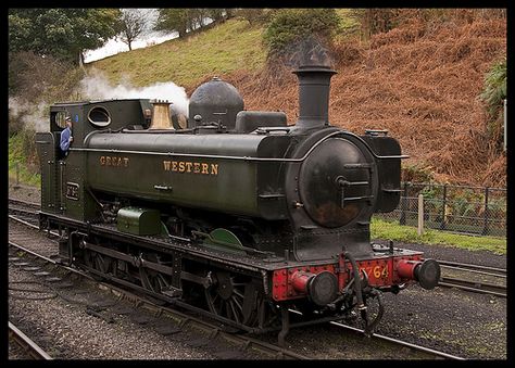 I Need a Wash | Flickr - Photo Sharing! Old Steam Train, Heritage Railway, Great Western Railway, Steam Engine Trains, Abandoned Train, Steam Railway, Train Art, Old Trains, British Rail