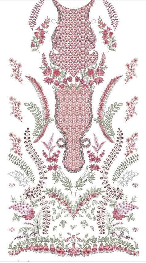 Embroidery Paper Reference, Animal Embroidery Patterns, Design Pattern Art, Fabric Print Design, Kerala Mural Painting, Mughal Art, Color Drawing Art, Textile Prints Design, Border Embroidery Designs