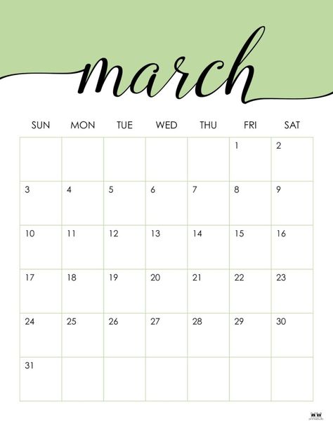 The perfect weather isn't quite here but that doesn't mean it's not busy! Choose from 50 March 2024 calendars to stay organized! FREE! Print from home! March Template, March 2024 Calendar Aesthetic, March 2024, March 2024 Calendar, March Calendar, March Calendar 2024, Cute March Calendar 2024, March Calendar Printable, Calender Print