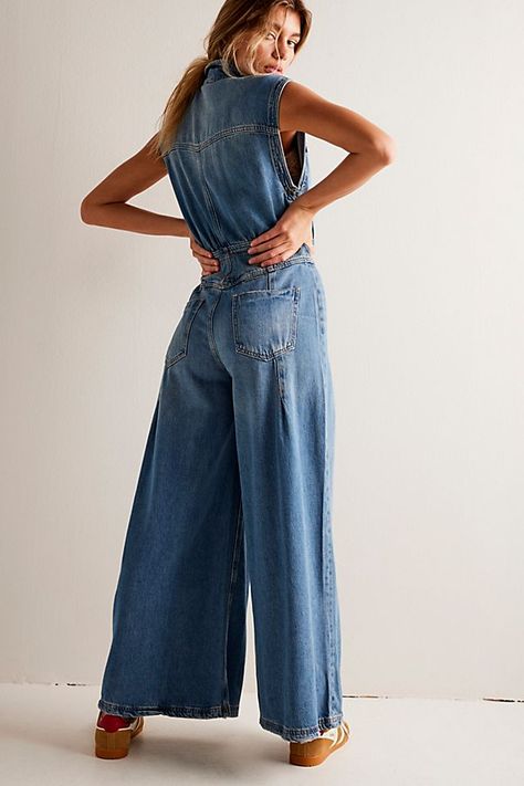 Summer Cowgirl Outfits, Spring Work Outfits, Diy Fashion Clothing, Jumpsuit Outfit, Jean Trends, Work Outfits Women, Boho Clothing, Boho Outfits, Spring Summer Fashion