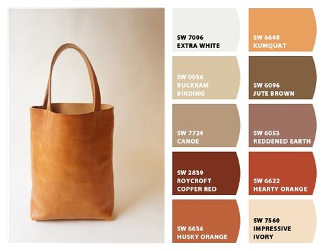 "Caramel Leather" - Color Palette Inspiration Chip It! by Sherwin-Williams – Home Caramel Palette Colour, Caramel Pallete Color, Caramel Colour Palette, Caramel Paint Color, Caramel Walls, Caramel Color Palette, Leather Color Palette, Camel Color Palette, Caramel Palette