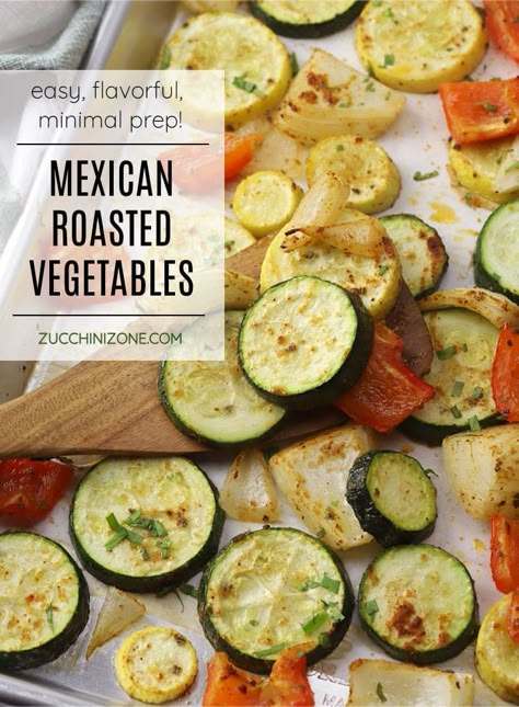 Mexican Zucchini Side Dish, Mexican Squash And Zucchini Recipes, Mexican Zucchini Recipes, Mexican Squash Recipes, Mexican Vegetable Sides, Roasted Squash Recipes, Roasted Zucchini And Squash, Sauteed Zucchini And Squash, Mexican Squash