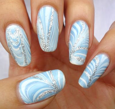 Love this Water Marble Nail Art Designs, Water Marble Nails Tutorial, Water Marble Nail Art Color Combos, Water Marbelling Nail Art, Hydro Dip Nails Water Marbling, Water Marble Nail Art, Water Marble Nails, Marble Nail Art, Modern Nails